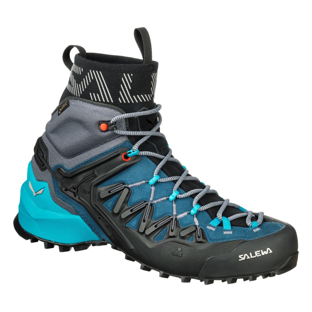 Zapatillas de Aproximación Mujer Chile - Salewa Wildfire Edge Mid GORE-TEX® - Azules/Azul Marino - G